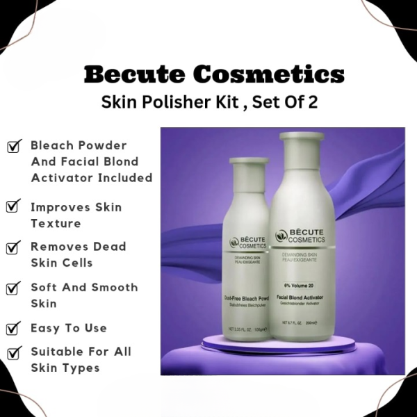 Becute Cosmetics Skin Polish Kit (Volume + Bleach Powder)